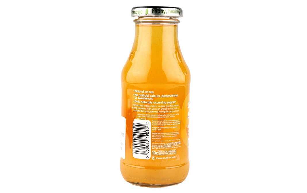 Mangajo Goji-Berry & Green Tea Brilliant Berries   Glass Bottle  250 millilitre